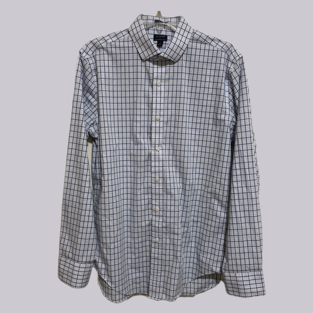 NWOT J. Crew Mens Small button up shirt, Flex Wrinkle Free - Picture 1 of 13